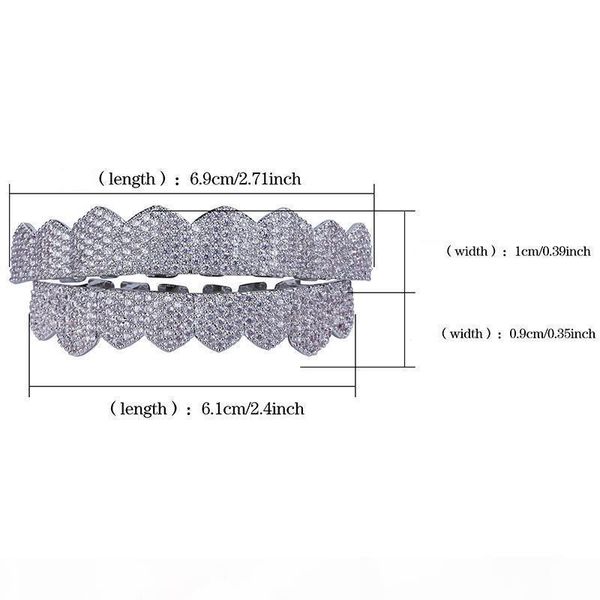 8 teeth women men fangs copper hip hop cubic zircon grillz real gold plated bottom vampire dental grills halloween party body jewelry, Black
8 teeth women men fangs copper hip hop cubic zircon grillz real gold plated bottom vampire dental grills halloween party body jewelry, Black