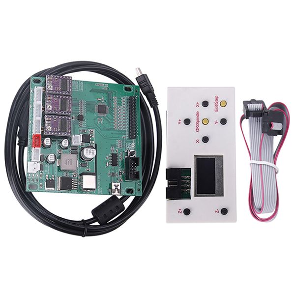 grbl 1.1 usb port cnc engraving machine control board, 3 axis control,engraving machine board with offline controller
grbl 1.1 usb port cnc engraving machine control board, 3 axis control,engraving machine board with offline controller