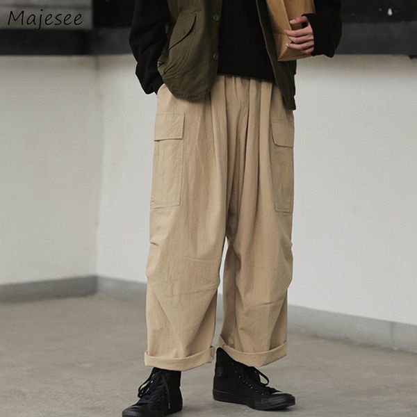 men's pants casual cargo loose large size 3xl solid simple pockets all-match chic trendy mens korean style retro leisure harajuku, Black
men's pants casual cargo loose large size 3xl solid simple pockets all-match chic trendy mens korean style retro leisure harajuku, Black
