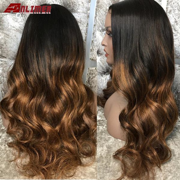 ombre lace front wavy human hair wigs brazilian remy hair 13*6 lace wigs 1b/30 pre-plucked wigs with baby hair, Black
ombre lace front wavy human hair wigs brazilian remy hair 13*6 lace wigs 1b/30 pre-plucked wigs with baby hair, Black