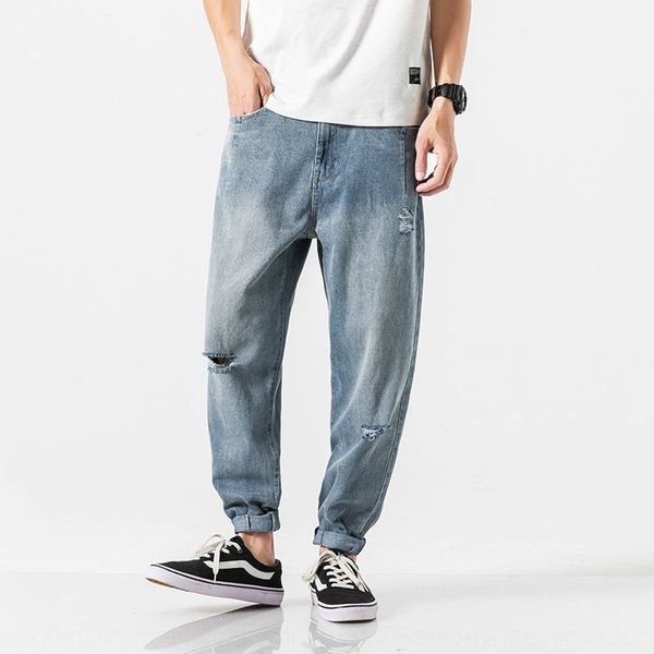 south summer dress and dress jeans hole-breaking jeans 19 summer fashion brand ankle-tied personalized trendy trousers czk527, Blue
south summer dress and dress jeans hole-breaking jeans 19 summer fashion brand ankle-tied personalized trendy trousers czk527, Blue