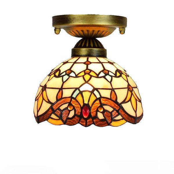 european retro ceiling lighting hanging tiffany stained glass aisle corridor balcony small ceiling light yellow baroque lamp tf014
european retro ceiling lighting hanging tiffany stained glass aisle corridor balcony small ceiling light yellow baroque lamp tf014