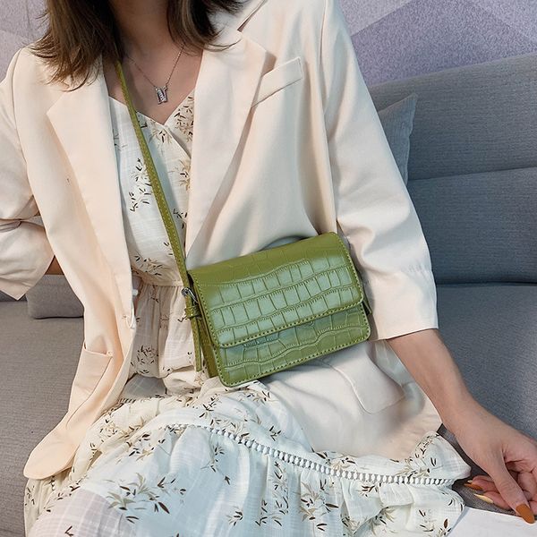 2020 new shoulder bag women's casual korean version of crocodile pattern small fresh fashion small square bag ladies
2020 new shoulder bag women's casual korean version of crocodile pattern small fresh fashion small square bag ladies