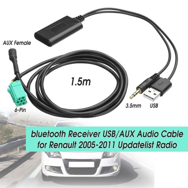 hifi audio car bluetooth receiver wireless aux microphone cable adapter radio stereo for 2005-2011 updatelist radio
hifi audio car bluetooth receiver wireless aux microphone cable adapter radio stereo for 2005-2011 updatelist radio