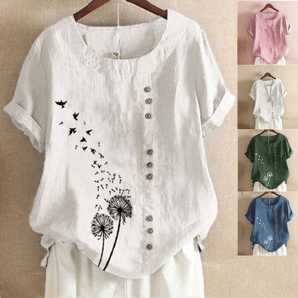 brand blouses woman summer o-neck big size tunic 2020 casual short sleeve print oversize blouse blusa feminina, White
brand blouses woman summer o-neck big size tunic 2020 casual short sleeve print oversize blouse blusa feminina, White