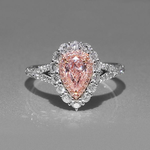 2020 pink teardrop cz diamond wedding gift ring 925 sterling silver plated drops of water engagement rings retail box set for women
2020 pink teardrop cz diamond wedding gift ring 925 sterling silver plated drops of water engagement rings retail box set for women