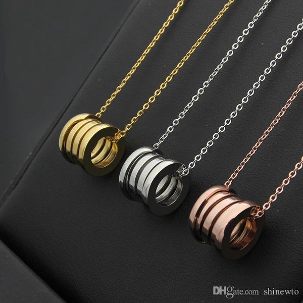 new arrive fashion classic lady 316l titanium steel 18k plated gold necklaces with spring pendant wedding engagement 3 color big size, Silver
new arrive fashion classic lady 316l titanium steel 18k plated gold necklaces with spring pendant wedding engagement 3 color big size, Silver