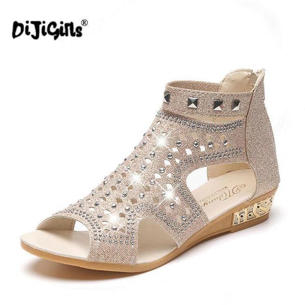 women sandals open toe ankle boots sandal woman crystal sandalias bling wedges summer shoes zapatos mujer, Black
women sandals open toe ankle boots sandal woman crystal sandalias bling wedges summer shoes zapatos mujer, Black