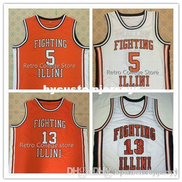 #5 deron williams #13 kendall gill fighting illini high school basketball jersey orange white men's sewn jersey xs-6xl vest jerseys nca, Gray
#5 deron williams #13 kendall gill fighting illini high school basketball jersey orange white men's sewn jersey xs-6xl vest jerseys nca, Gray