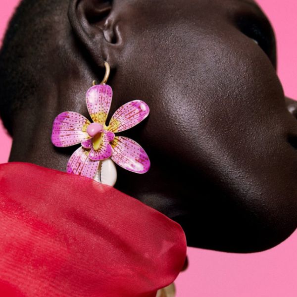 exaggerated painting flower super fairy temperament flower earrings women's exquisite ear accessories, Golden
exaggerated painting flower super fairy temperament flower earrings women's exquisite ear accessories, Golden