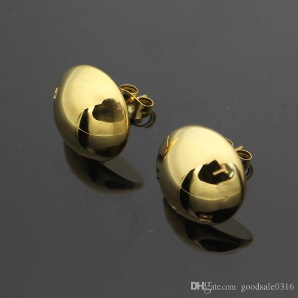 new style stainless steel 18k gold plated stud earrings friends mutual gifts couple gifts, Golden;silver
new style stainless steel 18k gold plated stud earrings friends mutual gifts couple gifts, Golden;silver
