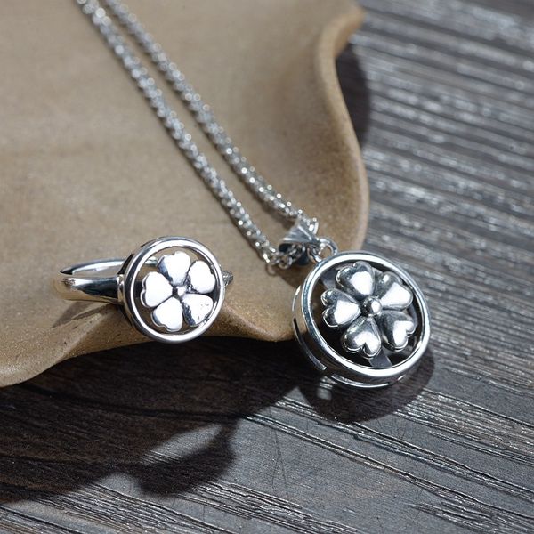 925 sterling silver вращающийся цветок кольцо и кулон для женщин урожай ретро панк комплект ювелирных изделий регулируемый размер
925 sterling silver вращающийся цветок кольцо и кулон для женщин урожай ретро панк комплект ювелирных изделий регулируемый размер