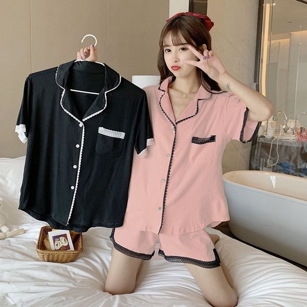 2020 new korean lace home clothes style net red ocean style loose thin lace pajamas home clothes two-piece suit female, Blue;red
2020 new korean lace home clothes style net red ocean style loose thin lace pajamas home clothes two-piece suit female, Blue;red