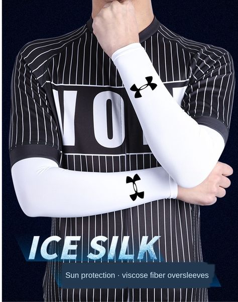 silk sunscreen basketball ice sleevesleeve men's and women's uv protection golf basketball sport ua arm driving riding ice sleeve, Black
silk sunscreen basketball ice sleevesleeve men's and women's uv protection golf basketball sport ua arm driving riding ice sleeve, Black
