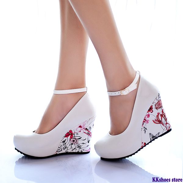 large sizes 34-43 wedges high heels party wedding pumps shoe flower print platform ankle-strap women shoes woman pumps, Black
large sizes 34-43 wedges high heels party wedding pumps shoe flower print platform ankle-strap women shoes woman pumps, Black