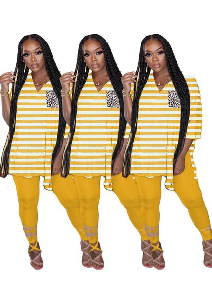 women two piece outfits designer tracksuit striped leopard print long sleeve t shirt pants trousers casual sports suits woman clothes d8402, White
women two piece outfits designer tracksuit striped leopard print long sleeve t shirt pants trousers casual sports suits woman clothes d8402, White