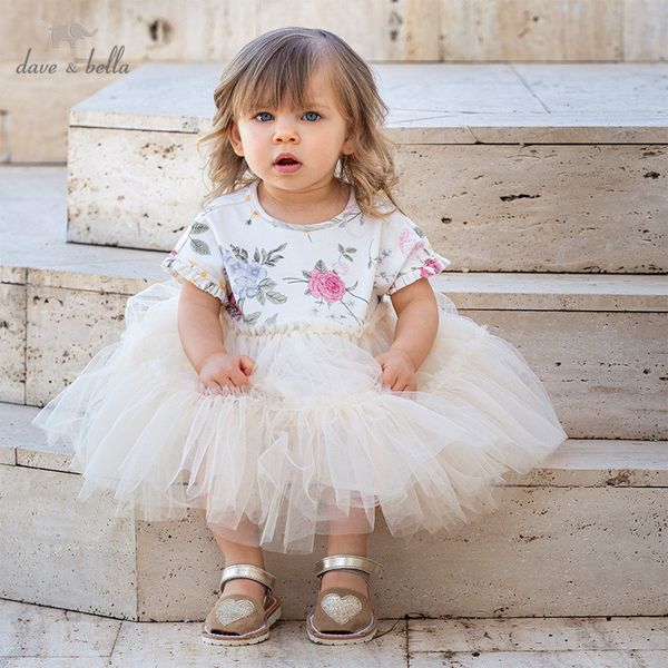 db13618 dave bella summer baby girl's cute floral print mesh dress children fashion party dress kids infant lolita clothes t200709, Red;yellow
db13618 dave bella summer baby girl's cute floral print mesh dress children fashion party dress kids infant lolita clothes t200709, Red;yellow