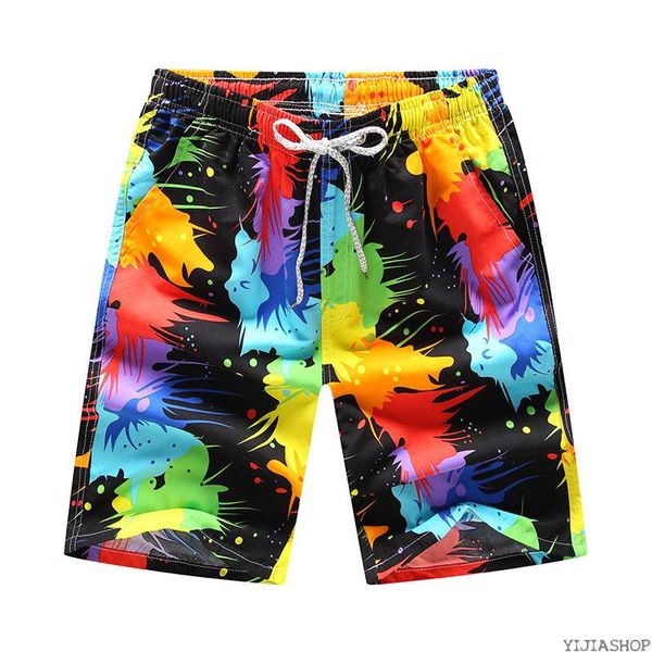 men's shorts summer style short breathable quick-drying loose casual hawaiian printed men, White;black
men's shorts summer style short breathable quick-drying loose casual hawaiian printed men, White;black