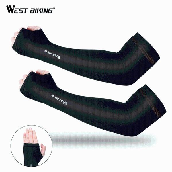west biking ice fabric running arm sleeves uv protection breathable sport cycling fitness running men women arm warmers sleeves, Black;gray
west biking ice fabric running arm sleeves uv protection breathable sport cycling fitness running men women arm warmers sleeves, Black;gray