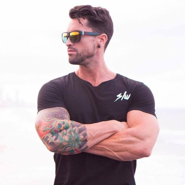 new running t-shirt men quick dry breathable short sleeve sportswear leisure round neck sports tee men's sport t-shirts, Black;blue
new running t-shirt men quick dry breathable short sleeve sportswear leisure round neck sports tee men's sport t-shirts, Black;blue