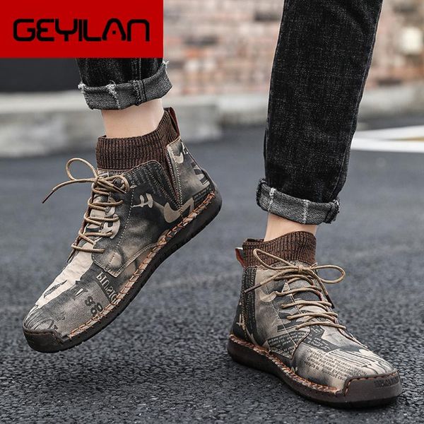 camouflage ankle boots for men retro combat boots men's casual shoes breathable socks locomotive tooling shoes zapatos de mujer, Black
camouflage ankle boots for men retro combat boots men's casual shoes breathable socks locomotive tooling shoes zapatos de mujer, Black