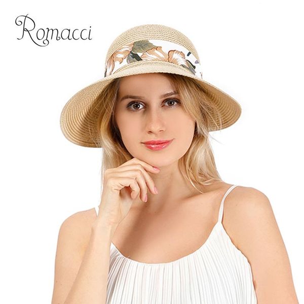 summer hat women raffia straw hat bow ribbon brim beach sun cap loose sunscreen sunshade dome cap with floral print tape, Blue;gray
summer hat women raffia straw hat bow ribbon brim beach sun cap loose sunscreen sunshade dome cap with floral print tape, Blue;gray