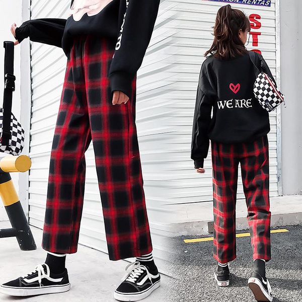lovers women streetwear plaid pants joggers korean lattice ladies black summer men and trousers plus size 4xl 5xl kg-7
lovers women streetwear plaid pants joggers korean lattice ladies black summer men and trousers plus size 4xl 5xl kg-7