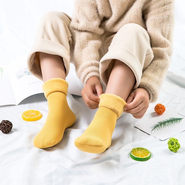 snow plush warm children's kids thickened comfortable warm floor children's socks solid color vertical socks, Pink;yellow
snow plush warm children's kids thickened comfortable warm floor children's socks solid color vertical socks, Pink;yellow