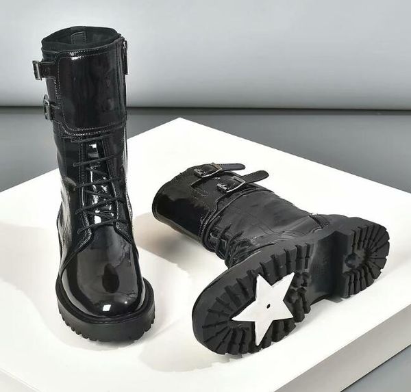 new arrival d1or womens 8 inches knight square heel cowskin snow winter ankle martin cow leather wearproof booties sz35-42, Black
new arrival d1or womens 8 inches knight square heel cowskin snow winter ankle martin cow leather wearproof booties sz35-42, Black