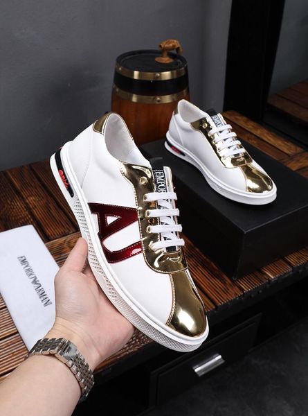 2019g spring new sports shoes, trend men's laces low shoes leather casual shoes running shoes, original box delivery 38-4411, Black
2019g spring new sports shoes, trend men's laces low shoes leather casual shoes running shoes, original box delivery 38-4411, Black