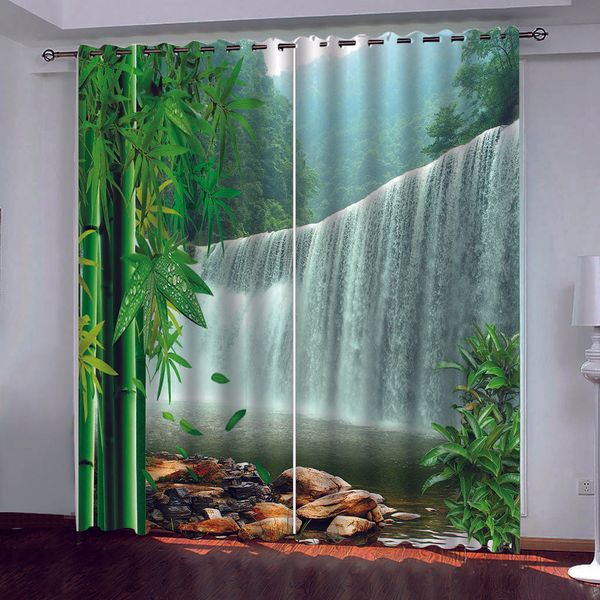 3d natural waterfall beauty bamboo blackout curtain for living room landscape bedroom window curtains popular silk curtain
3d natural waterfall beauty bamboo blackout curtain for living room landscape bedroom window curtains popular silk curtain