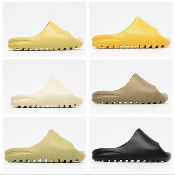 new kanye west slipper for men women bone earth brown desert sand slide resin designer shoes sandals foam runner size with box, Black
new kanye west slipper for men women bone earth brown desert sand slide resin designer shoes sandals foam runner size with box, Black