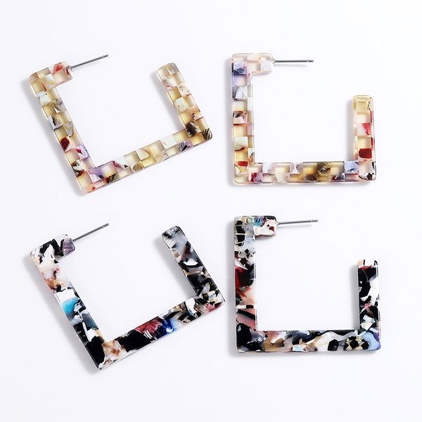 charm vintage fashion women oversize acrylic earrings geometric big earring trendy colorful resin statement hoop party jewelry, Golden
charm vintage fashion women oversize acrylic earrings geometric big earring trendy colorful resin statement hoop party jewelry, Golden