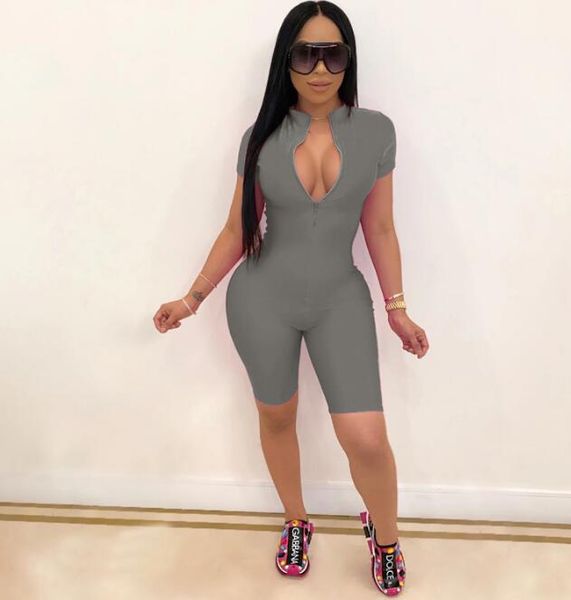 front zipper stretch tight fashion casual running fitness sports short crop jumpsuit female sportswear, Black;white
front zipper stretch tight fashion casual running fitness sports short crop jumpsuit female sportswear, Black;white