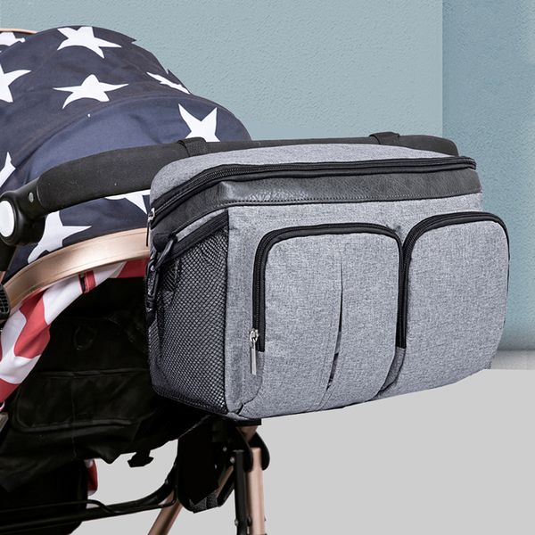 Baby Stroller Stuff Diaper Bags Buggy Organizer Baby Bag Mom Travel Backpack Hanging Carriage Pram Buggy Cart Bottle Bag