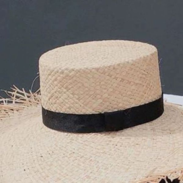 raffia fringed straw large wide brim sun for women man band beach cap summer uv visor hat foldable y200714, Blue;gray
raffia fringed straw large wide brim sun for women man band beach cap summer uv visor hat foldable y200714, Blue;gray