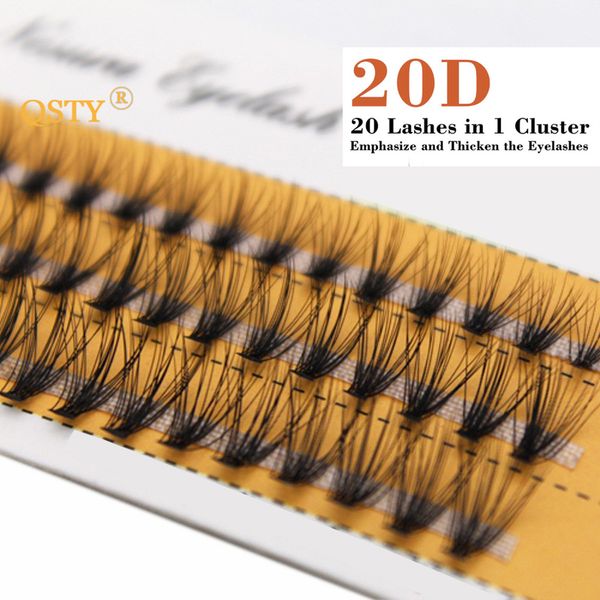 qsty natural long individual cluster eyelash extension false eyelashes 60 bundles/box makeup 20d mink flare lashes cilia cilio
qsty natural long individual cluster eyelash extension false eyelashes 60 bundles/box makeup 20d mink flare lashes cilia cilio