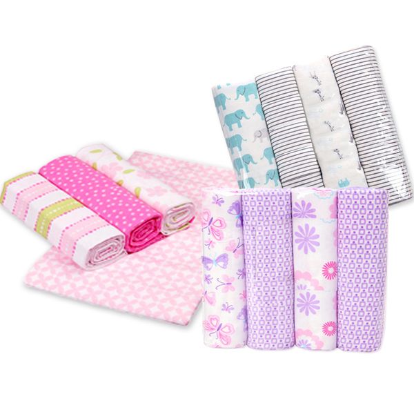 4pcs pure cotton baby blankets breathable newborn bedding blankets infant nursing swaddle colorful pattern diapers wraps 76*76cm
4pcs pure cotton baby blankets breathable newborn bedding blankets infant nursing swaddle colorful pattern diapers wraps 76*76cm
