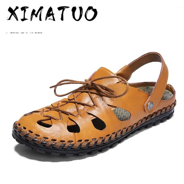 sandals 2021 summer genuine leather out door shoes men for male classic soft water walking beach sandalias sandal slides, Black
sandals 2021 summer genuine leather out door shoes men for male classic soft water walking beach sandalias sandal slides, Black