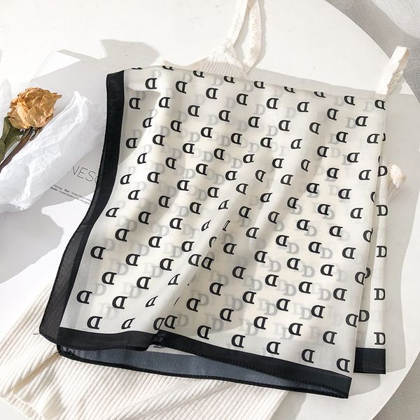 printed silk scarf square female sunscreen wild decoration multifunctional silk thin scarf man women letter printed, Blue;gray
printed silk scarf square female sunscreen wild decoration multifunctional silk thin scarf man women letter printed, Blue;gray