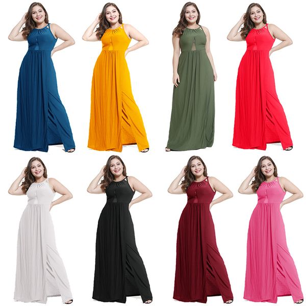 party dress maxi strap backless split sleeveless high waist women tunic pink plus size 3xl 4xl 5xl mesh long dress ladies, Black;gray
party dress maxi strap backless split sleeveless high waist women tunic pink plus size 3xl 4xl 5xl mesh long dress ladies, Black;gray