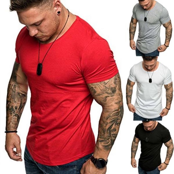 fashion men's casual fit short sleeve slim muscle bodybuilding t-shirt tee, Black;blue
fashion men's casual fit short sleeve slim muscle bodybuilding t-shirt tee, Black;blue