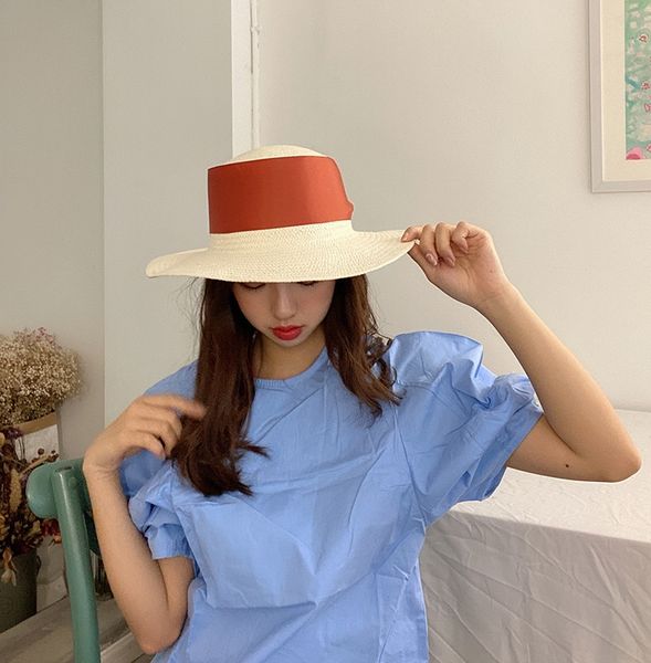 show flat korean style big brim handmade straw female sun straw sun summer sunshade holiday hat british hat fashion, Blue;gray
show flat korean style big brim handmade straw female sun straw sun summer sunshade holiday hat british hat fashion, Blue;gray