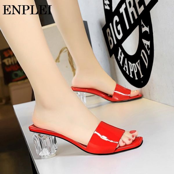 enplei summer women high-heel sandals party banquet pumps outdoor beach slides thick with square head slippers size 34-40 rubber, Black
enplei summer women high-heel sandals party banquet pumps outdoor beach slides thick with square head slippers size 34-40 rubber, Black