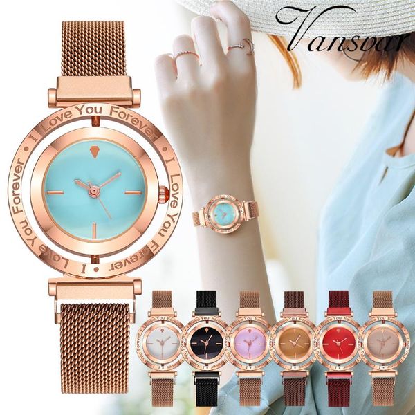 women magnetic watches rotate head luxury ladies quartz watches casual girls gift wristwatches clock zegarek damski, Slivery;brown
women magnetic watches rotate head luxury ladies quartz watches casual girls gift wristwatches clock zegarek damski, Slivery;brown