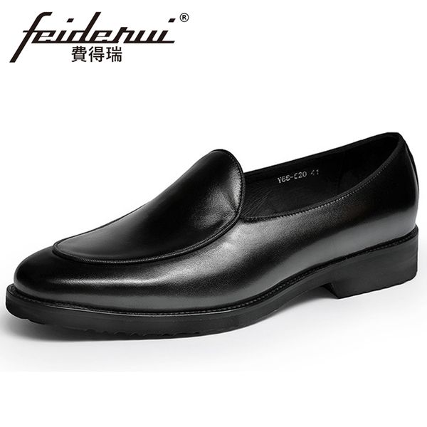 new vintage genuine leather men's casual loafers round toe slip on man comfortable flats handmade male platform shoes fhs240, Black
new vintage genuine leather men's casual loafers round toe slip on man comfortable flats handmade male platform shoes fhs240, Black