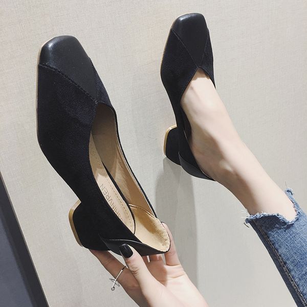 female designer 4 color office ladies pumps spring party wedding high heel shoes woman pointed toe retro pumps size 9, Black
female designer 4 color office ladies pumps spring party wedding high heel shoes woman pointed toe retro pumps size 9, Black