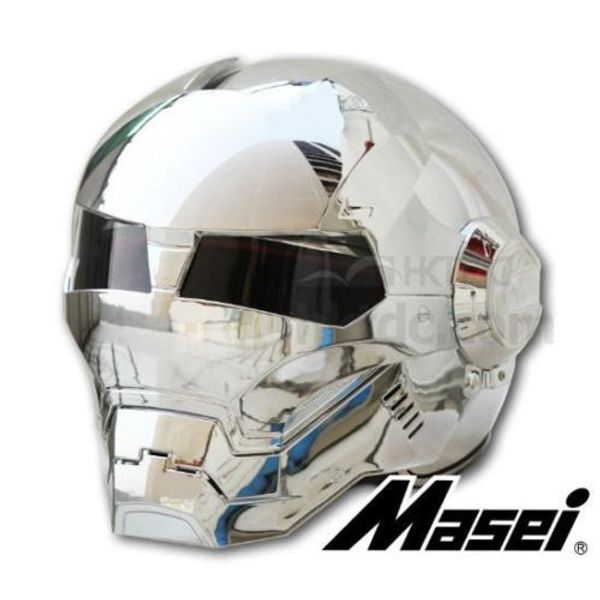 masei bike scooter moto electroplate silvery iron man helmet motorcycle helmet half open face casque motocross
masei bike scooter moto electroplate silvery iron man helmet motorcycle helmet half open face casque motocross