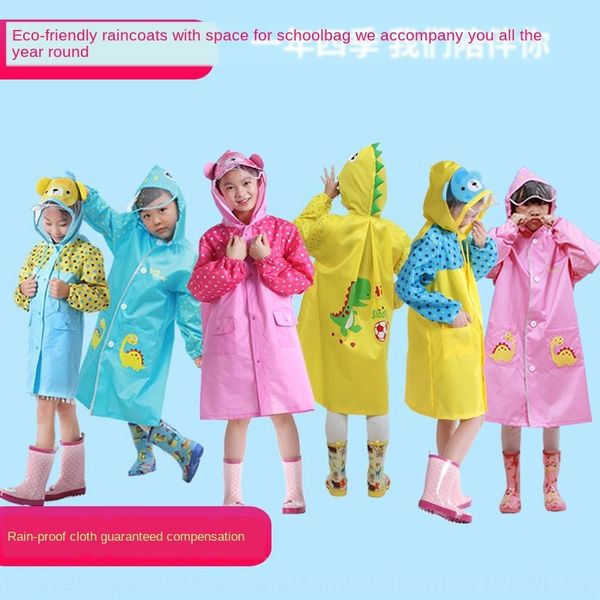 children's raincoat thickened waterproof belt schoolbag for boys girls babies bag cloak cloak pupils cartoon poncho, Black
children's raincoat thickened waterproof belt schoolbag for boys girls babies bag cloak cloak pupils cartoon poncho, Black