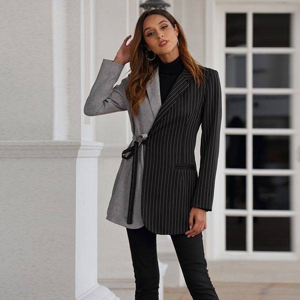 aifeiyiyi 2019 bandage women blazer feminino veste femme striped americana chaqueta mujer abrigo blaser feminino blazers
aifeiyiyi 2019 bandage women blazer feminino veste femme striped americana chaqueta mujer abrigo blaser feminino blazers